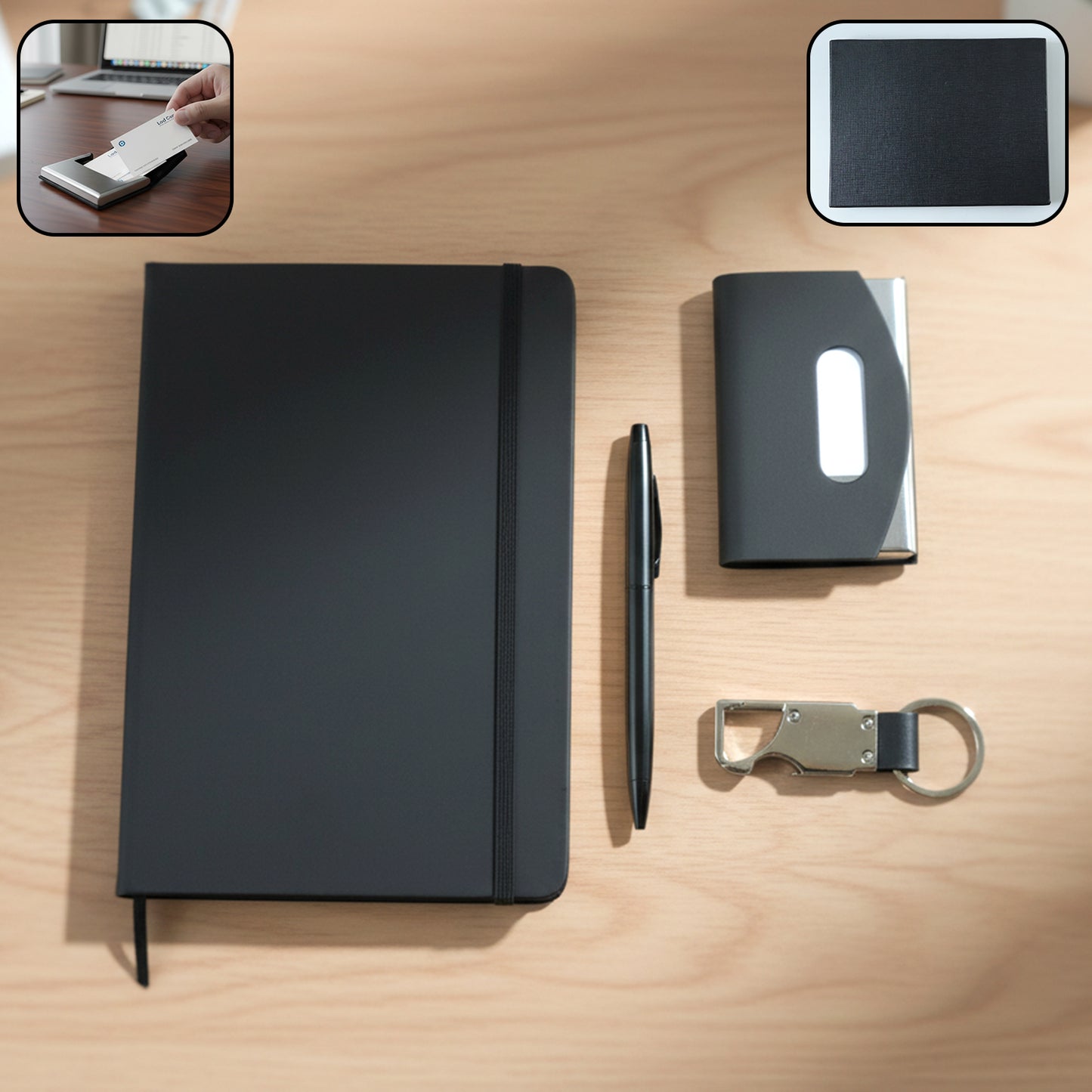 Premium 4 In 1 Travel Essentials Combo Executive Gift Set