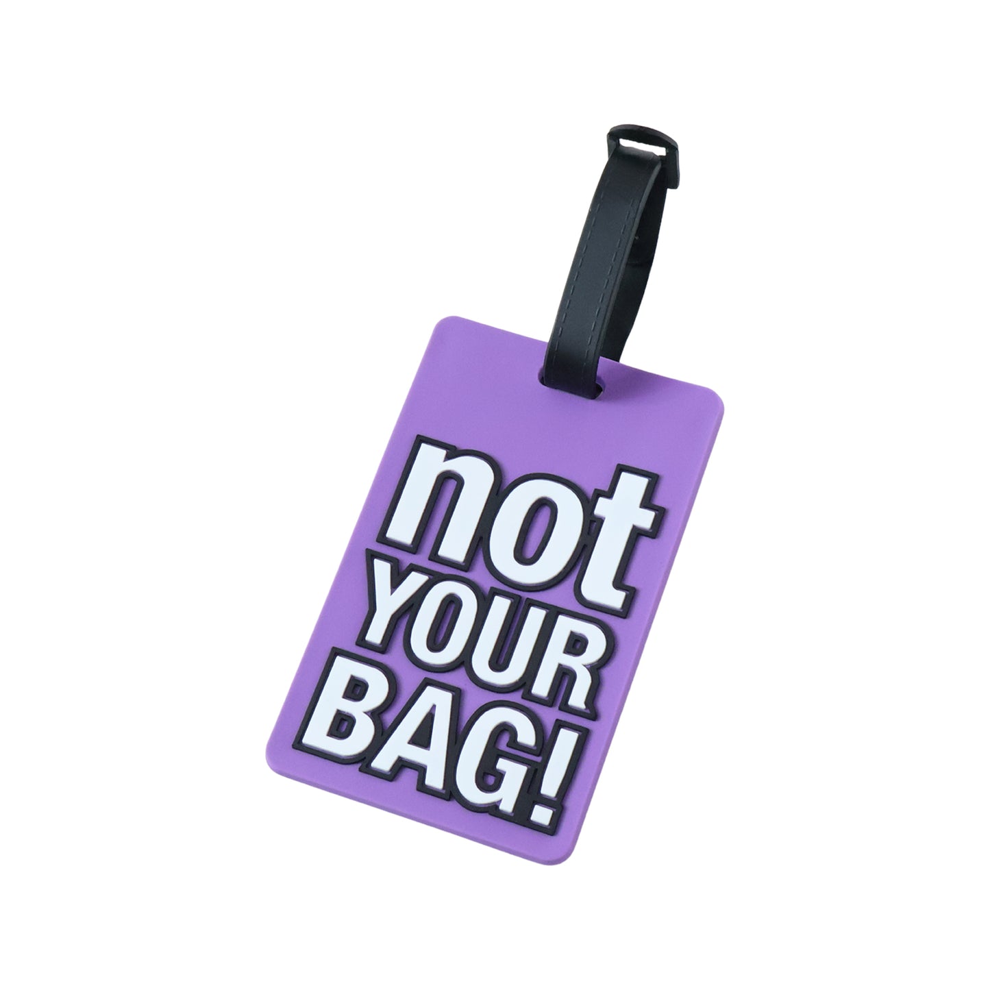 Travel Identification Luggage Bag Tag With Bold Not Your Bag (1 Pc)