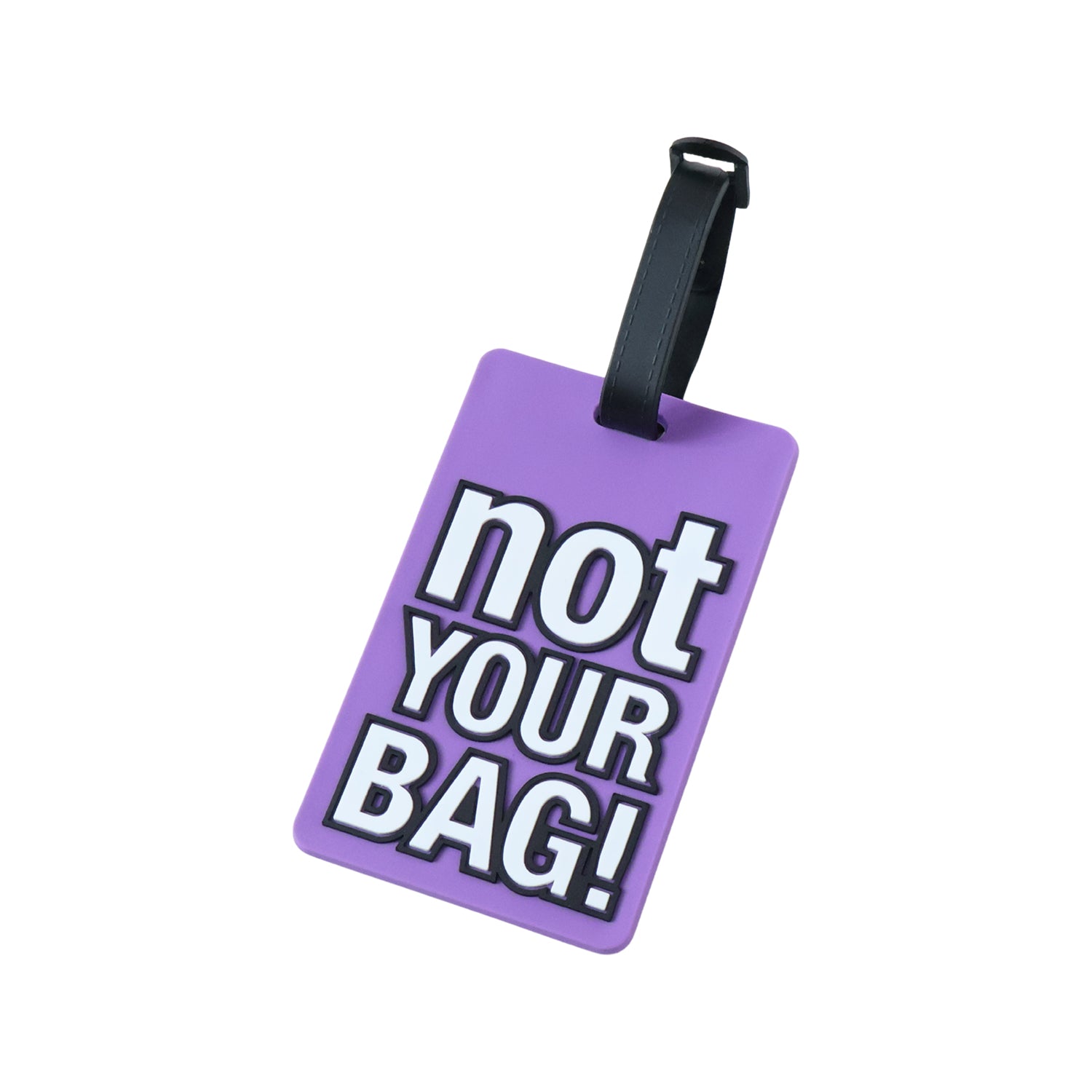 Travel Identification Luggage Bag Tag With Bold Not Your Bag (1 Pc)