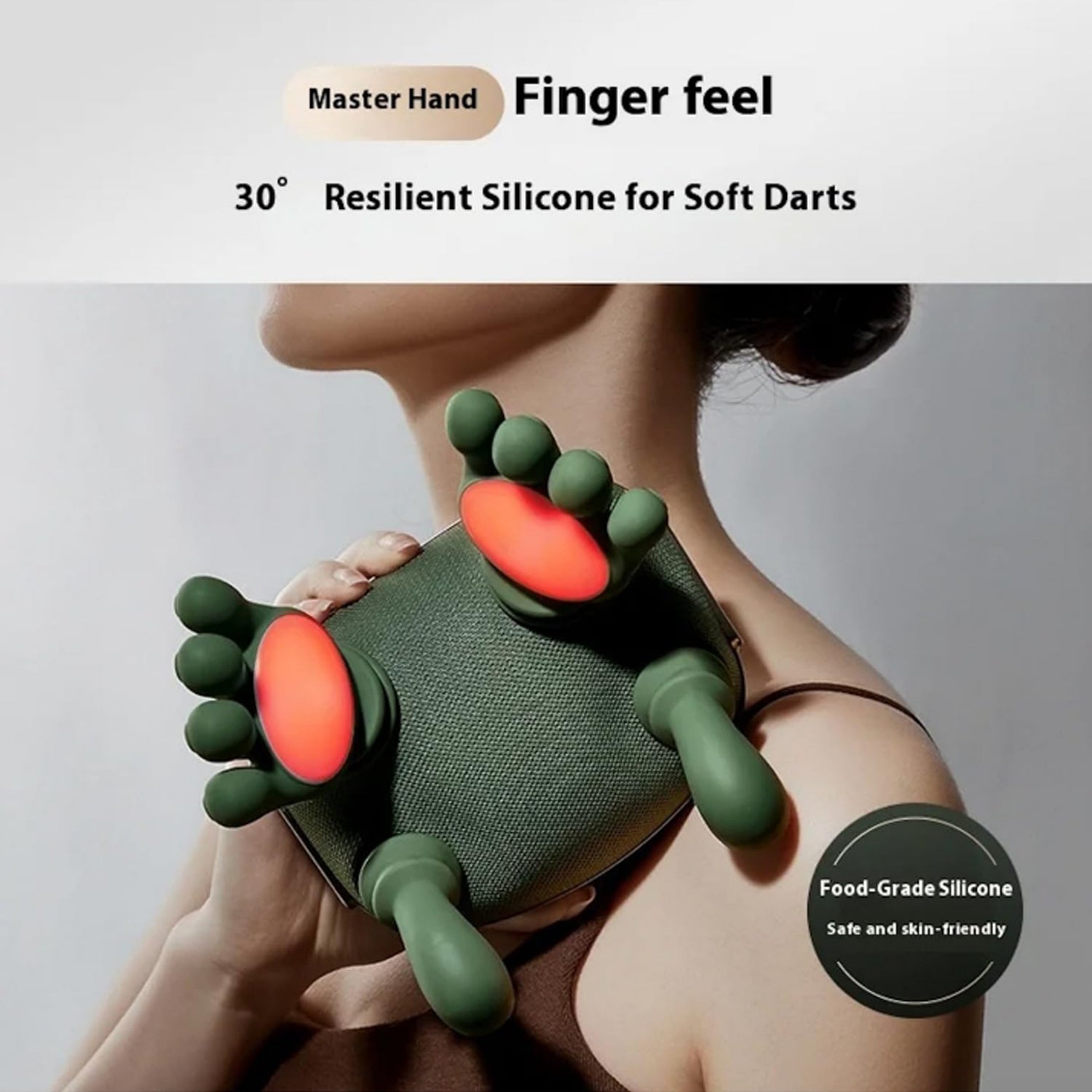 Long Rechargeable Kneading Neck  Shoulder Massager