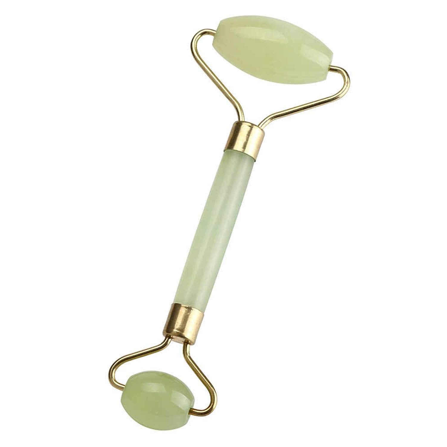 Premium Dual Head Jade Stone Face Roller  Gua Sha Massage Tool Set (1 Pc)
