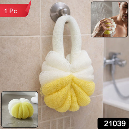 Dual Color Soft Mesh Bath Loofah Body Scrubber (1 Pc)