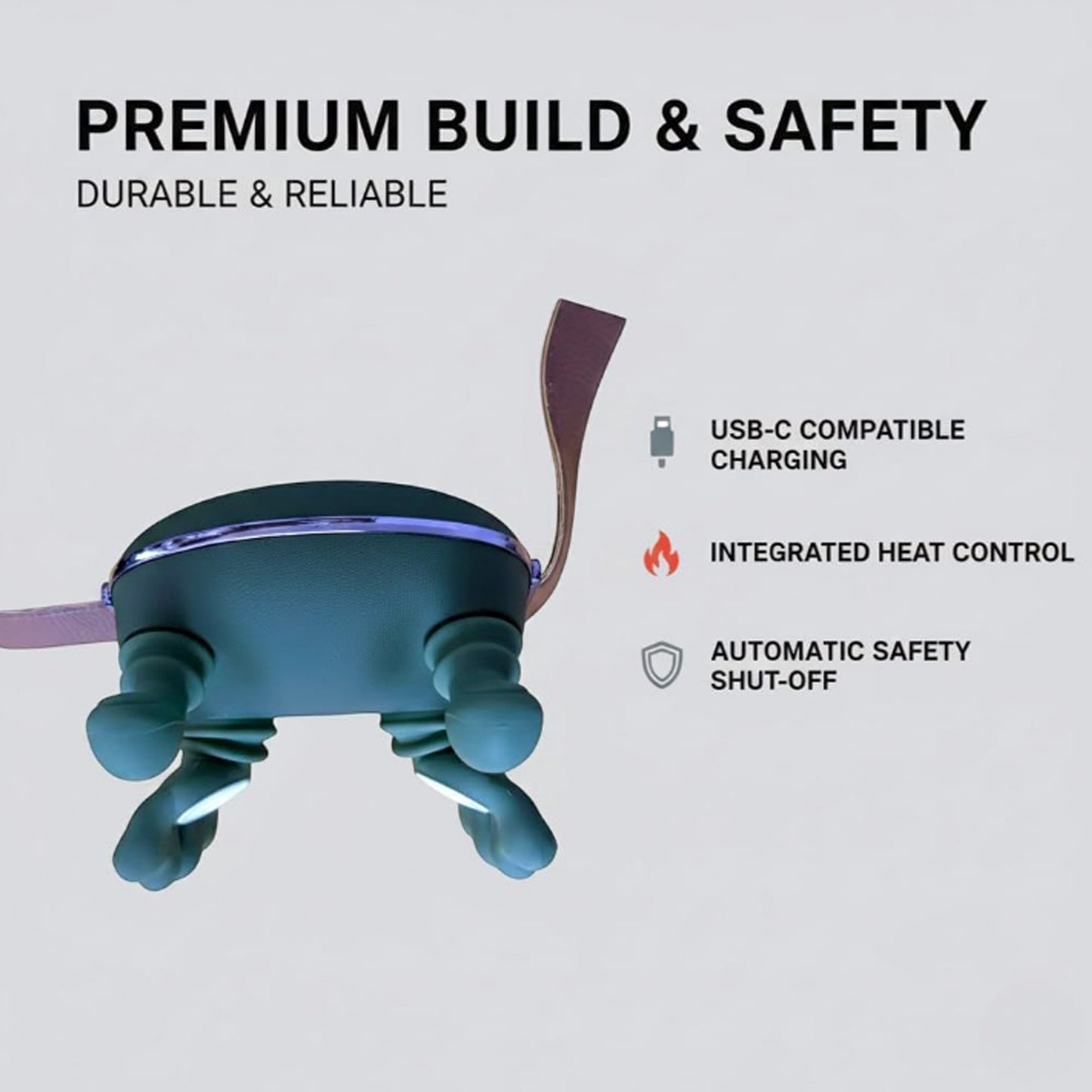 Long Rechargeable Kneading Neck  Shoulder Massager